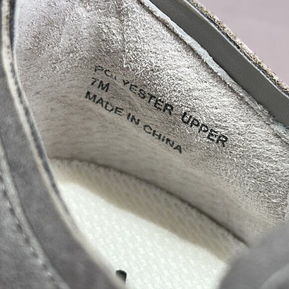 Isaac Mizrahi Live Faux Suede Lace-Up Sneaker Size 7 - Picture 8 of 9